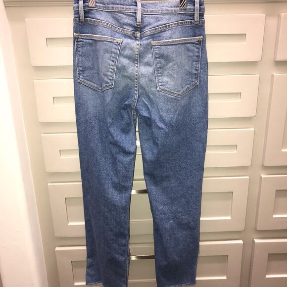 FRAME DENIM Le High Straight Zip Jeans Allowell 26 - Picture 4 of 7